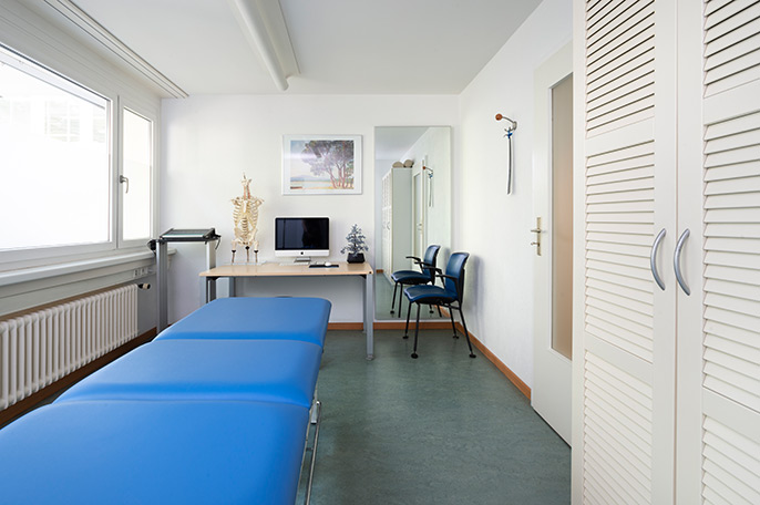 Behandlungsraum Physiotherapie Zürich